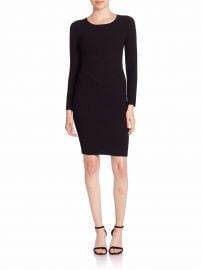 Ribbed Long Sleeve Sheath Dress by Milly at Saks Off 5th